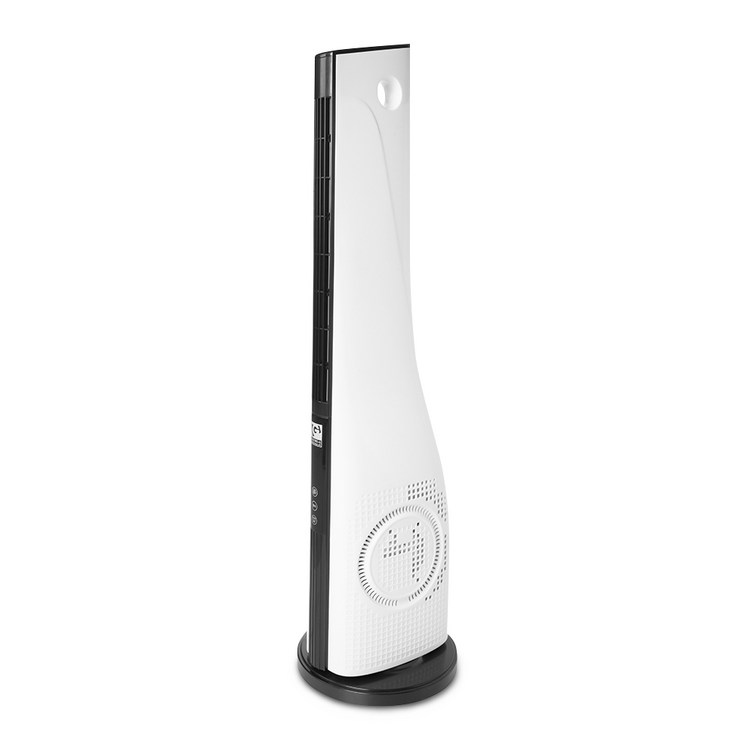 ELECTROG 저소음 스탠드 타워형 날개 없는 가정용 리모컨 선풍기 GEFCF680R