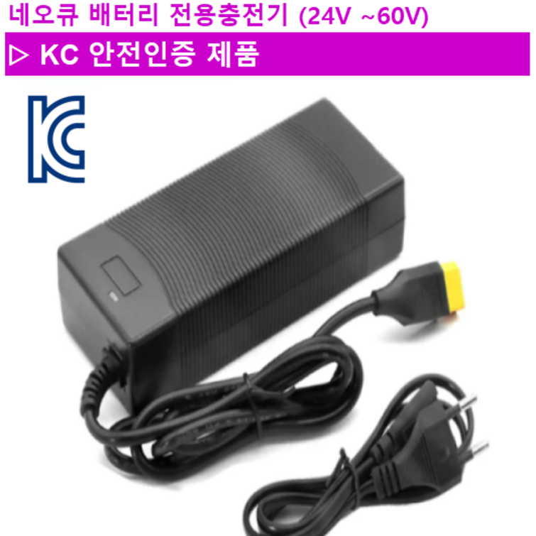 네오큐 배터리 전용충전기 24V 60V