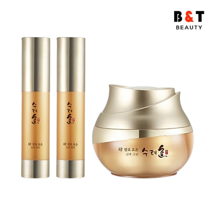 수려한 발효 효윤 집중 앰플 20ml x2  크림 50ml, 1개, 단품