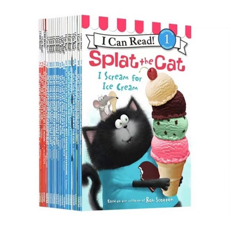 이엔제이 아이캔리드 스플랫 더 캣 20권 세트 I Can Read Splat The Cat  음원제공